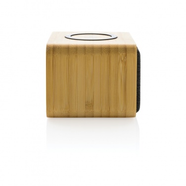 Logotrade business gifts photo of: RCS Rplastic 3W speaker with bamboo 5W wireless