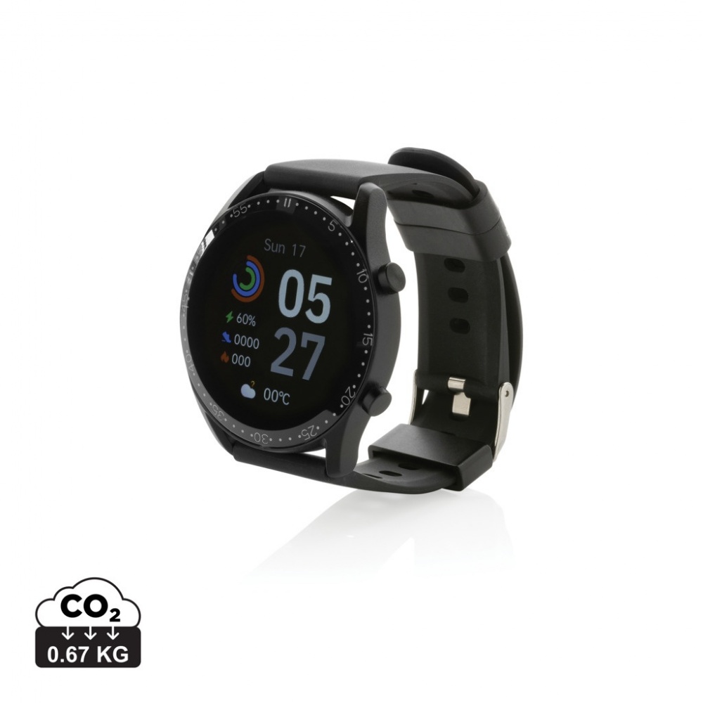 Logotrade promotional giveaways photo of: RCS recycled TPU Fit Watch round