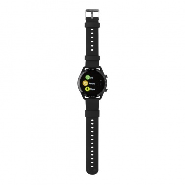Logo trade promotional products image of: RCS recycled TPU Fit Watch round