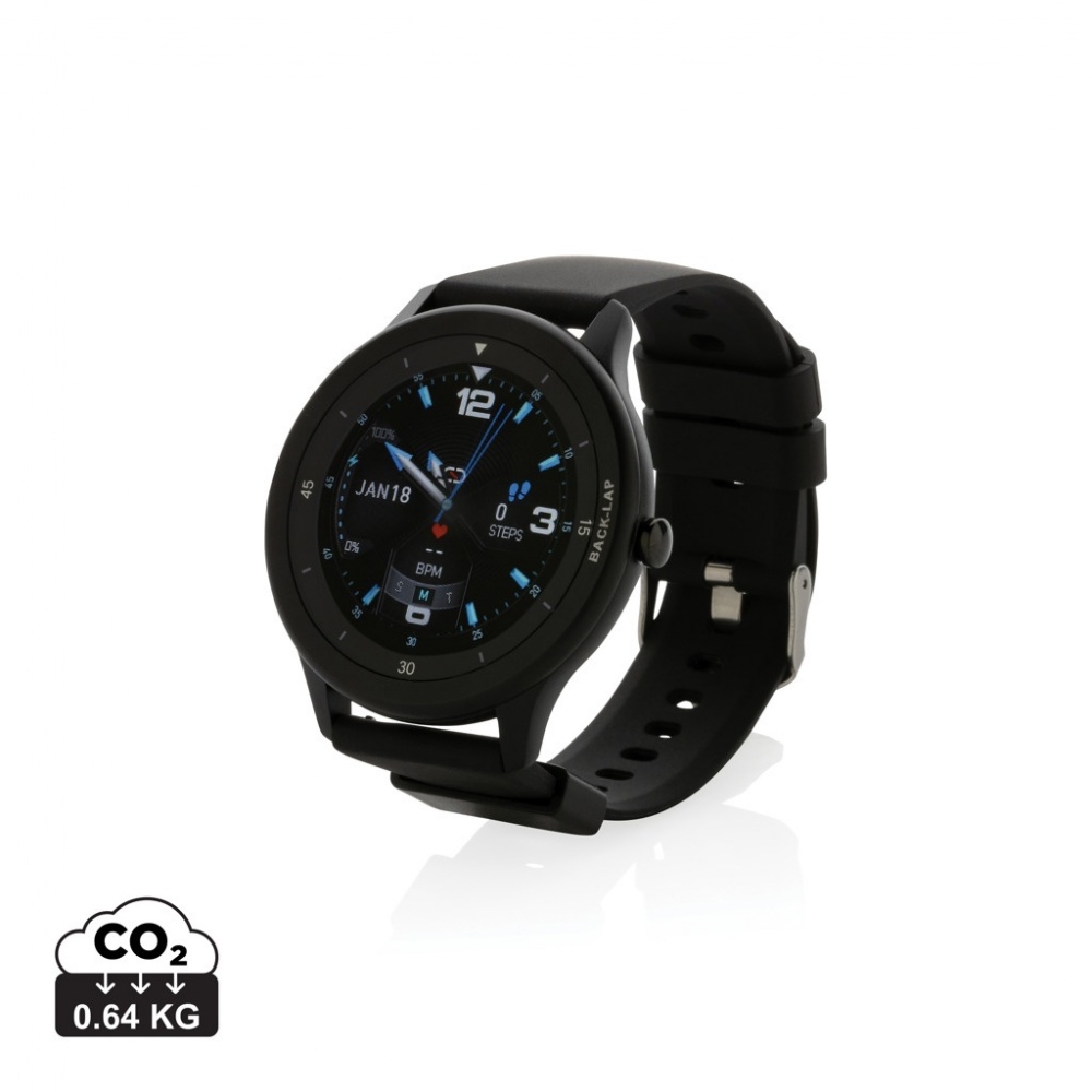Logo trade promotional products picture of: Swiss Peak RCS recycled TPU Watch