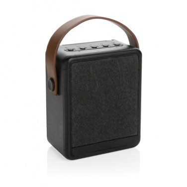 Logotrade promotional product picture of: Skywave RCS recycled plastic solar speaker 12W