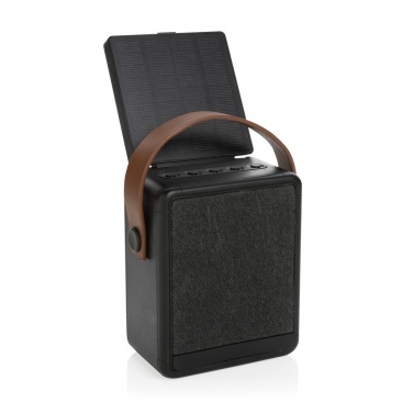 Logotrade corporate gift picture of: Skywave RCS recycled plastic solar speaker 12W