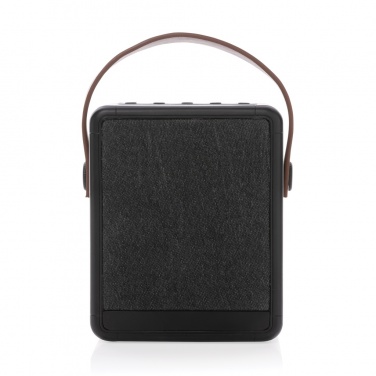 Logo trade corporate gifts image of: Skywave RCS recycled plastic solar speaker 12W