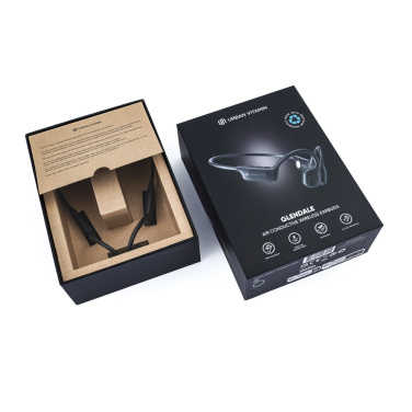 Logo trade promotional giveaway photo of: Urban Vitamin Glendale RCS rplastic air conductive headphone