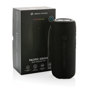 Logotrade promotional item picture of: Urban Vitamin Pacific Grove RCS rplastic 30W speaker IPX7