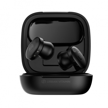 Logo trade promotional giveaways image of: Lakewood RCS recycled and repairable wireless earbuds