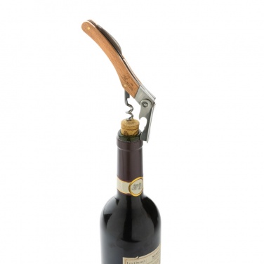 Logo trade corporate gifts image of: Wooden Corkscrew