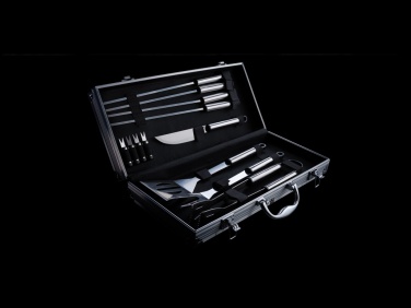 Logotrade promotional merchandise image of: 12 pcs barbecue set in aluminium box