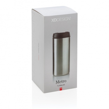 Logo trade corporate gifts image of: Metro tumbler