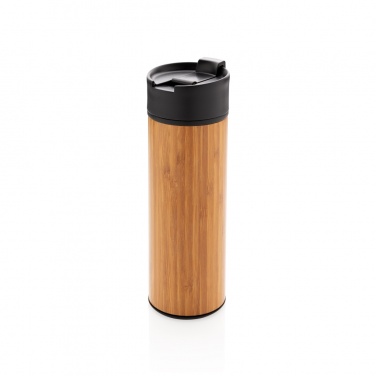 Logo trade business gift photo of: Bogota vacuum bamboo coffee mug
