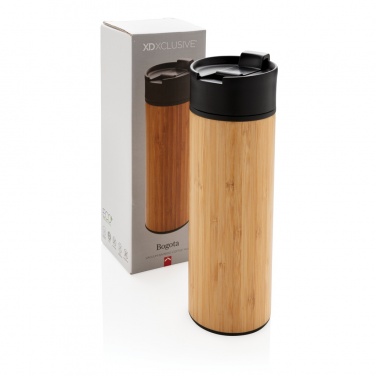 Logotrade business gifts photo of: Bogota vacuum bamboo coffee mug
