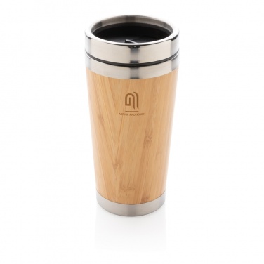 Logo trade corporate gift photo of: Bamboo tumbler