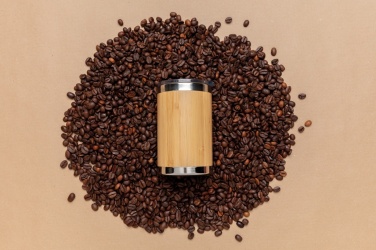 Logotrade advertising products photo of: Bamboo coffee to go tumbler