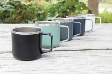 Logo trade promotional giveaway photo of: Stainless steel camp mug
