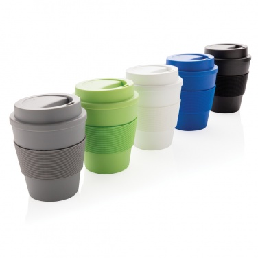 Logo trade promotional merchandise picture of: Reusable Coffee cup with screw lid 350ml