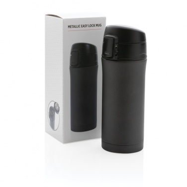 Logotrade promotional products photo of: Metallic easy lock vacuum mug