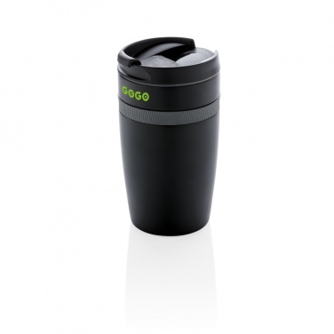 Logo trade business gifts image of: Sierra leak proof vacuum coffee tumbler