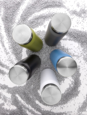 Logo trade promotional products image of: RCS Recycled stainless steel vacuum bottle 600ML