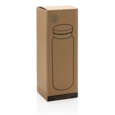 Logo trade advertising products picture of: RCS Recycled stainless steel vacuum bottle 600ML