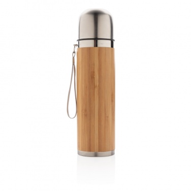 Logotrade promotional merchandise photo of: Bamboo vacuum travel flask