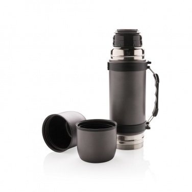 Logo trade business gifts image of: Vacuum flask with 2 cups