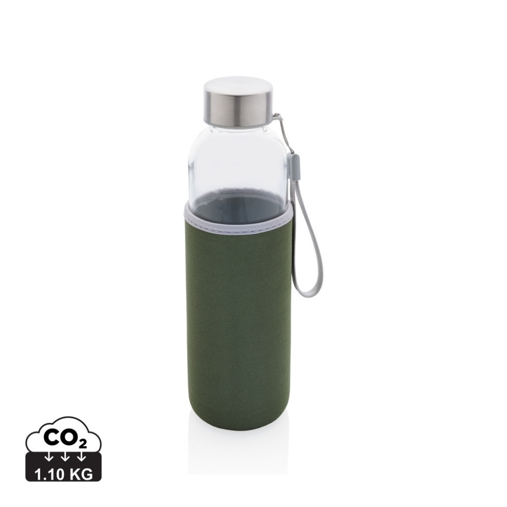 Logotrade promotional giveaway picture of: Glass bottle with neoprene sleeve