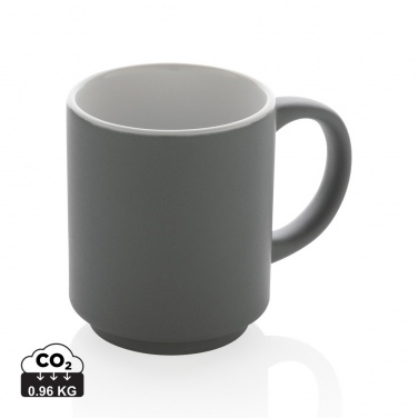 Logo trade advertising products picture of: Ceramic stackable mug 180ml