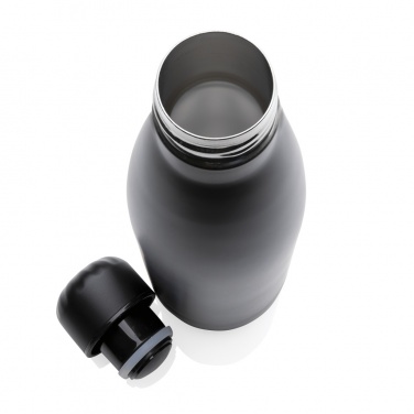 Logo trade promotional merchandise picture of: Solid colour vacuum stainless steel bottle 500 ml