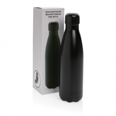 Logotrade corporate gift image of: Solid colour vacuum stainless steel bottle 500 ml