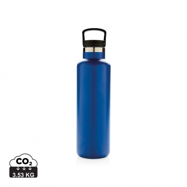 Logo trade promotional giveaways image of: Vacuum insulated leak proof standard mouth bottle
