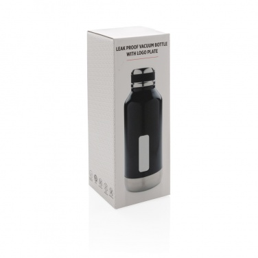 Logotrade corporate gift picture of: Leak proof vacuum bottle with logo plate