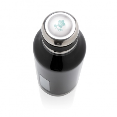 Logo trade promotional products image of: Leak proof vacuum bottle with logo plate