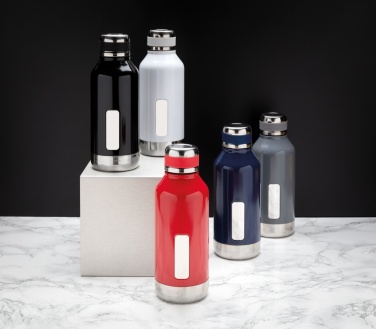 Logo trade corporate gift photo of: Leak proof vacuum bottle with logo plate