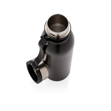 Logo trade promotional giveaways image of: Copper vacuum insulated bottle with carry loop