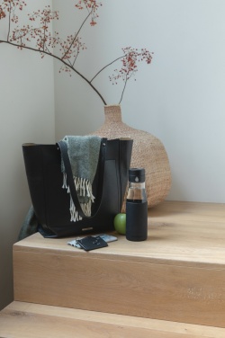 Logotrade promotional item picture of: Ukiyo glass hydration tracking bottle with sleeve