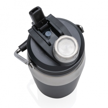 Logo trade corporate gifts image of: Vacuum stainless steel dual function lid bottle 500ml