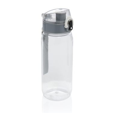 Logo trade promotional merchandise photo of: Yide RCS Recycled PET leakproof lockable waterbottle 600ml