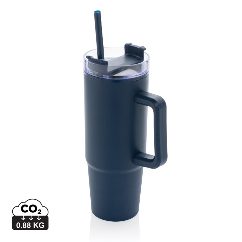 Logotrade promotional products photo of: Tana RCS plastic tumbler with handle 900ml