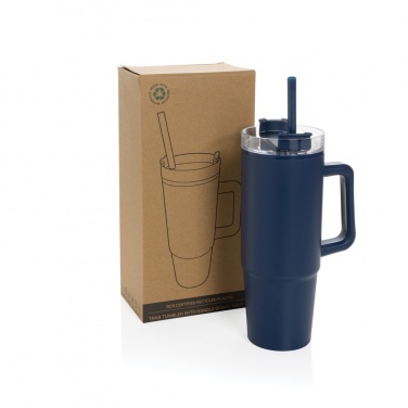 Logo trade business gifts image of: Tana RCS plastic tumbler with handle 900ml