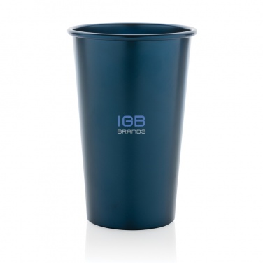 Logo trade business gift photo of: Alo RCS recycled aluminium lightweight cup 450ml