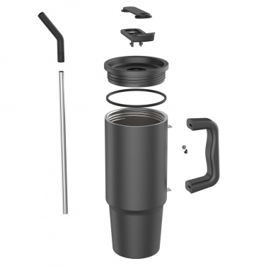 Logo trade promotional merchandise image of: Embrace deluxe RCS recycled stainless steel tumbler 900ml