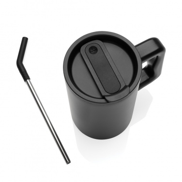 Logotrade advertising product picture of: Cube RCS certified recycled steel mug 800ml