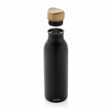 Logotrade promotional giveaway image of: Avira Alcor RCS Re-steel single wall water bottle 600 ML