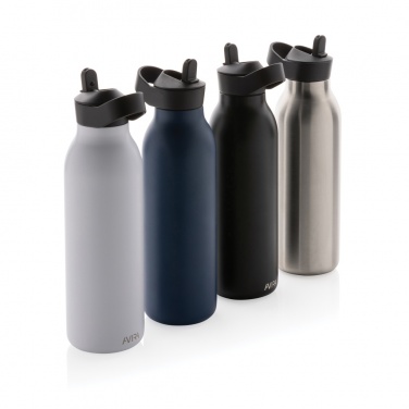 Logo trade promotional merchandise photo of: Avira Ara RCS Re-steel fliptop water bottle 500ml