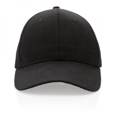 Logo trade promotional giveaway photo of: Impact 6 panel 280gr Recycled cotton cap with AWARE™ tracer