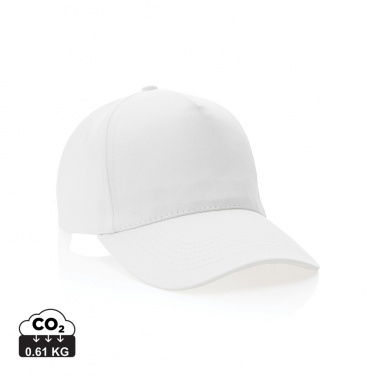 Logotrade promotional item picture of: Impact 5panel 280gr Recycled cotton cap with AWARE™ tracer