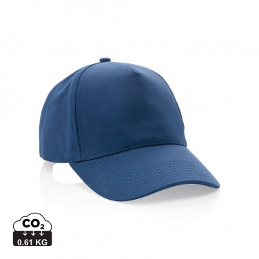 Logo trade advertising products picture of: Impact 5panel 280gr Recycled cotton cap with AWARE™ tracer