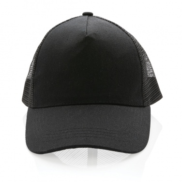 Logotrade promotional item image of: Impact AWARE™ Brushed rcotton 5 panel trucker cap 190gr