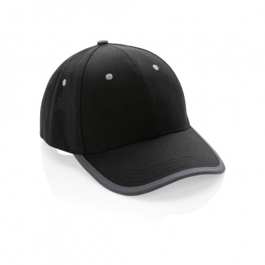 Logo trade corporate gifts picture of: Impact AWARE™ Brushed rcotton 6 panel contrast cap 280gr