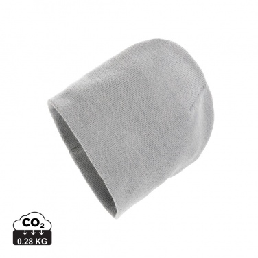 Logo trade corporate gifts picture of: Impact AWARE™ classic beanie with Polylana®